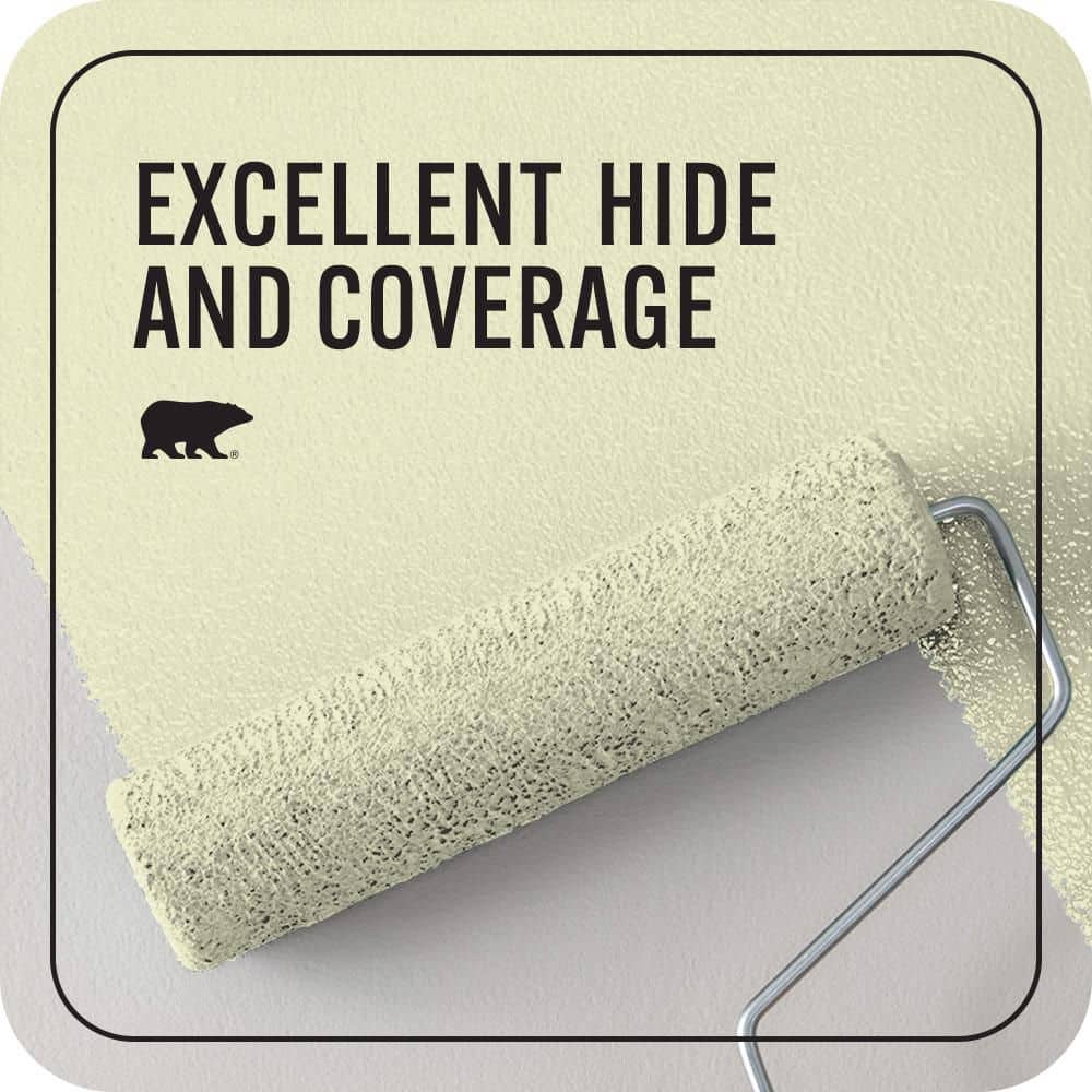 BEHR PREMIUM PLUS #P360-2 Iced Green Apple Enamel Interior/Exterior Paint & Primer Color Sample (4)