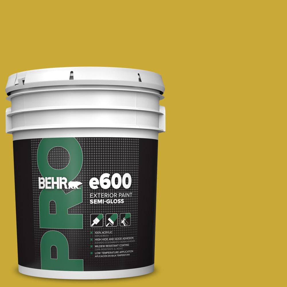 BEHR PRO 5 gal. #P320-7 Sweet and Sour Semi-Gloss Exterior Paint