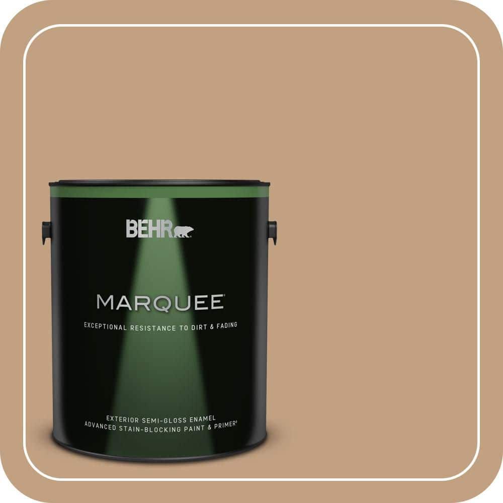 BEHR MARQUEE 1 gal. #MQ2-12 Milano Semi-Gloss Enamel Exterior Paint & Primer