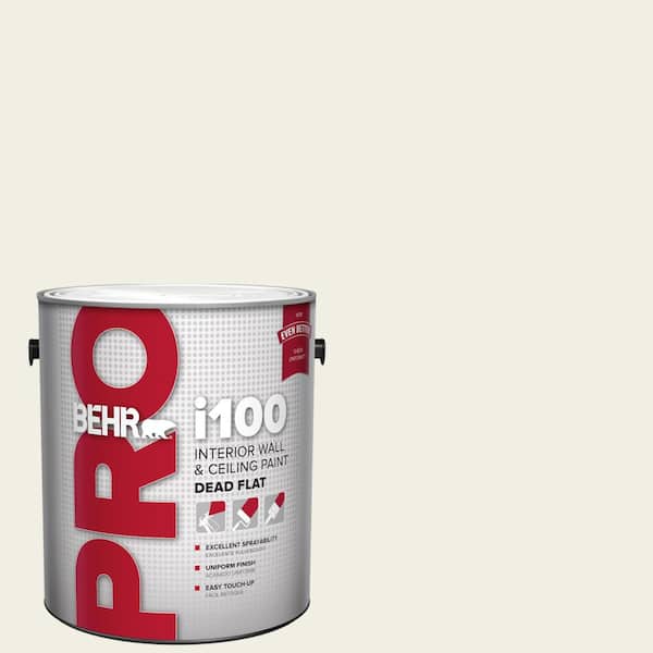 BEHR PRO 1 gal. #PPU10-13 Snowy Pine Dead Flat Interior Paint (2)