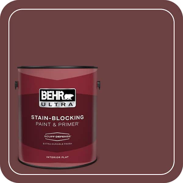 BEHR PREMIUM PLUS #BIC-50 Deep Claret Enamel Low Odor & Primer (3)