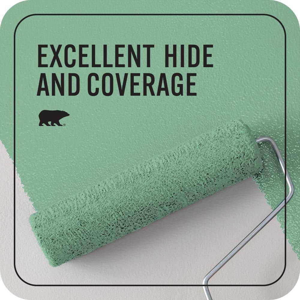 BEHR PREMIUM PLUS #470D-4 Garden View Enamel Interior/Exterior Paint & Primer Color Sample (4)