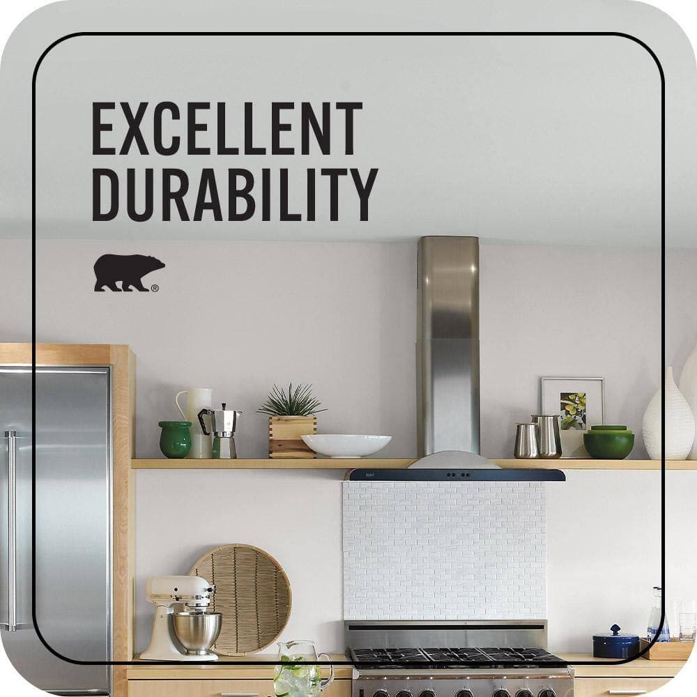 BEHR ULTRA 1 gal. #PPU26-11 Platinum Ceiling Flat Interior Paint and Primer (2)