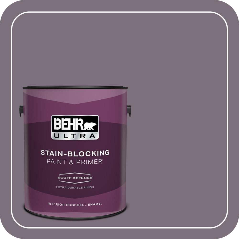 BEHR ULTRA 1 gal. #PPU17-17 Plum Shadow Extra Durable Eggshell Enamel Interior Paint & Primer