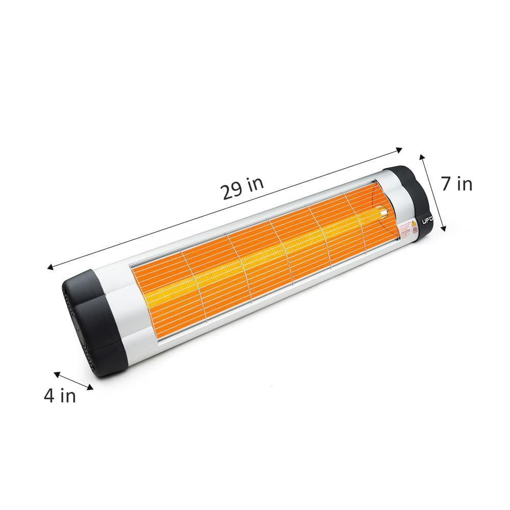 UFO S-15 Wall Mounted Infrared Heater, 1500-Watt, Thermostat, Energy Efficient Heater (2)