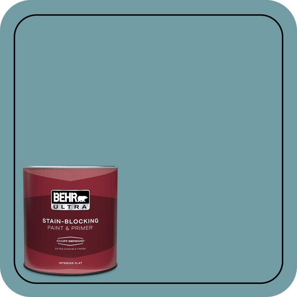 BEHR ULTRA 1 qt. #PPU13-07 Voyage Extra Durable Flat Interior Paint & Primer