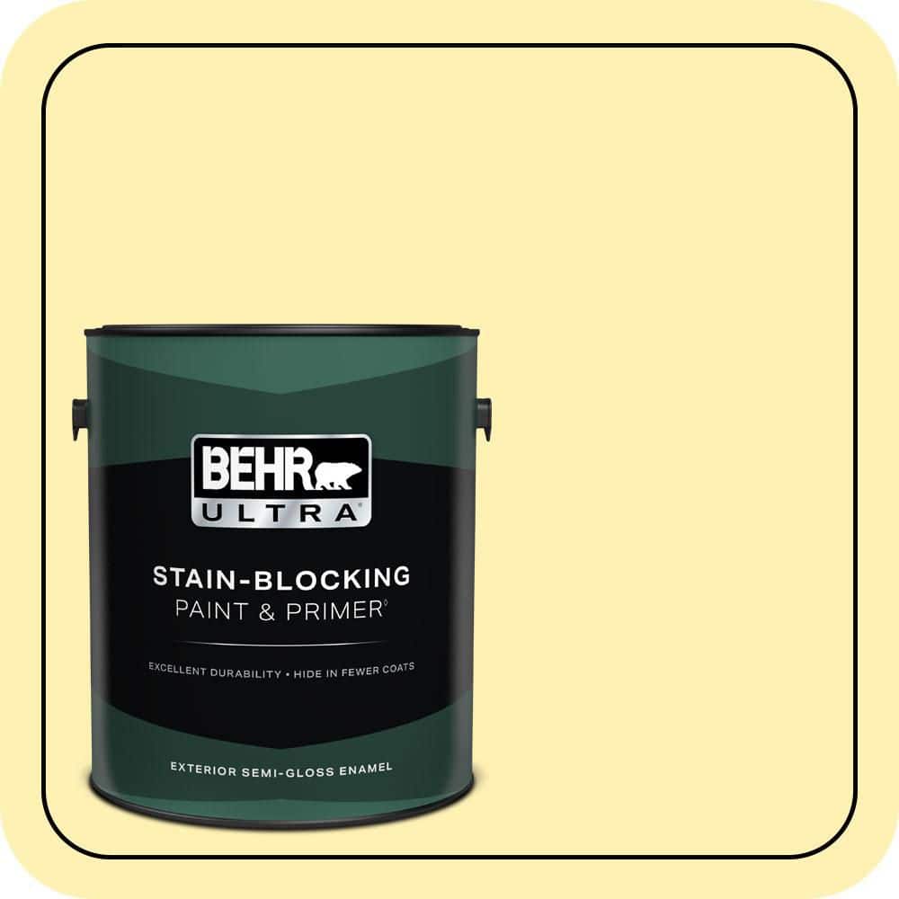 BEHR ULTRA 1 gal. #P310-3 Firefly Semi-Gloss Enamel Exterior Paint & Primer
