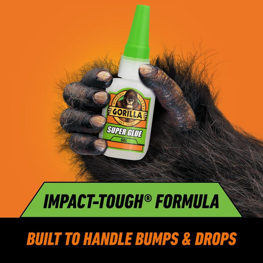Gorilla 15g Clear Super Glue Gel (2)