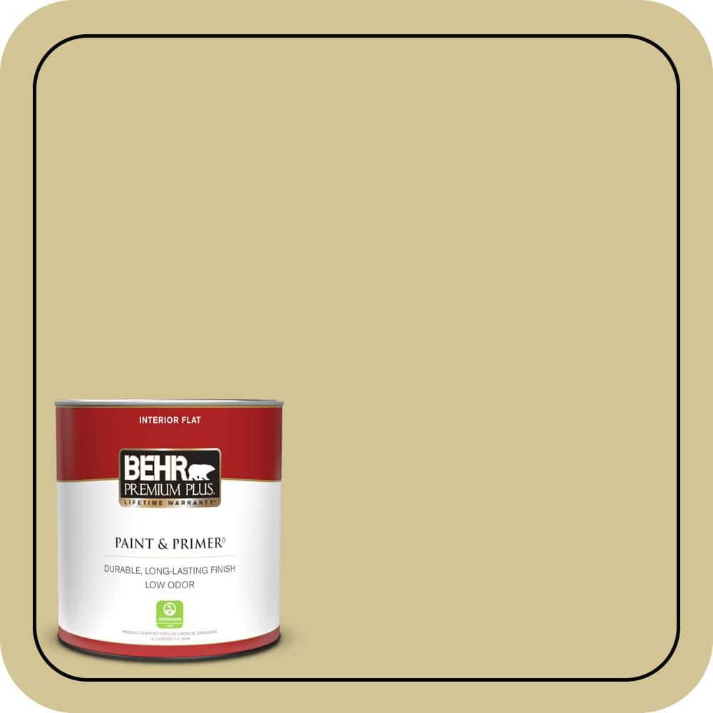BEHR PREMIUM PLUS #M310-4 Almondine Flat Low Odor & Primer