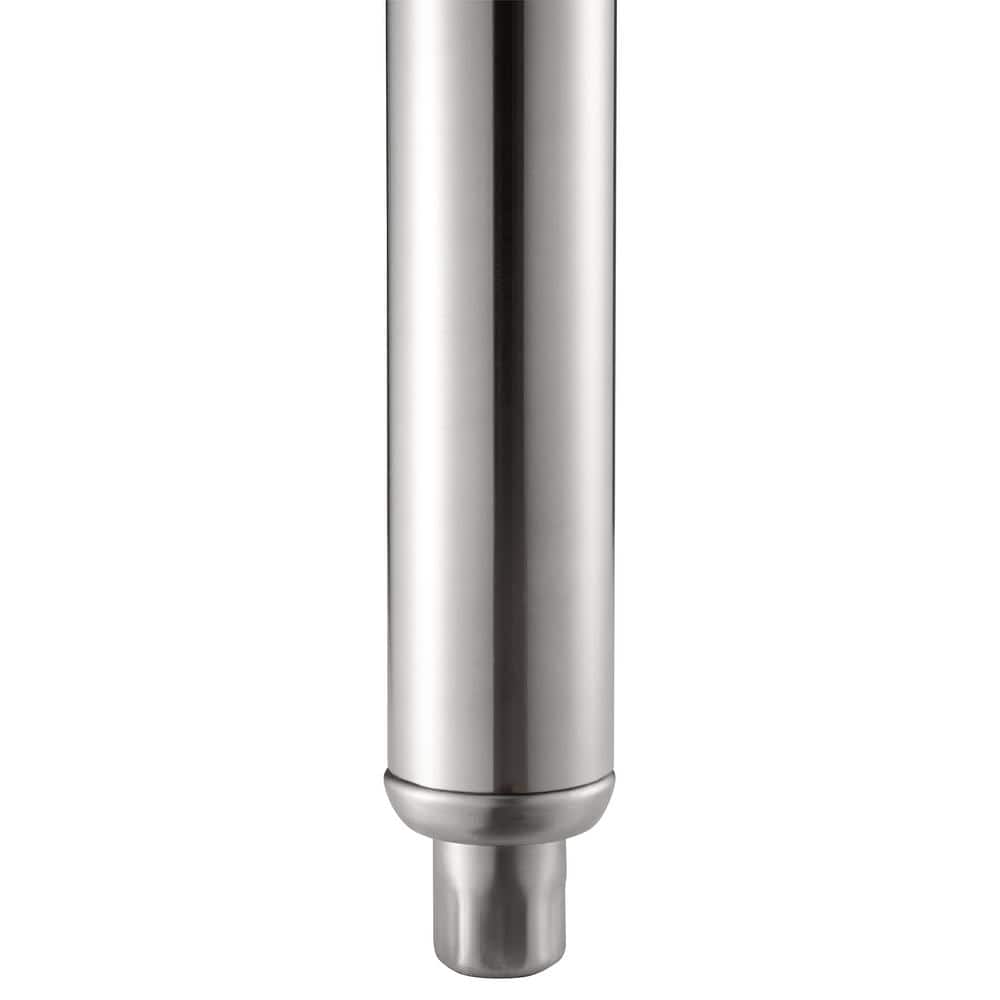 TRINITY 21.5 in. W x 24 in. D x 49.3 in. H Stainless Steel Utility Sink (3)
