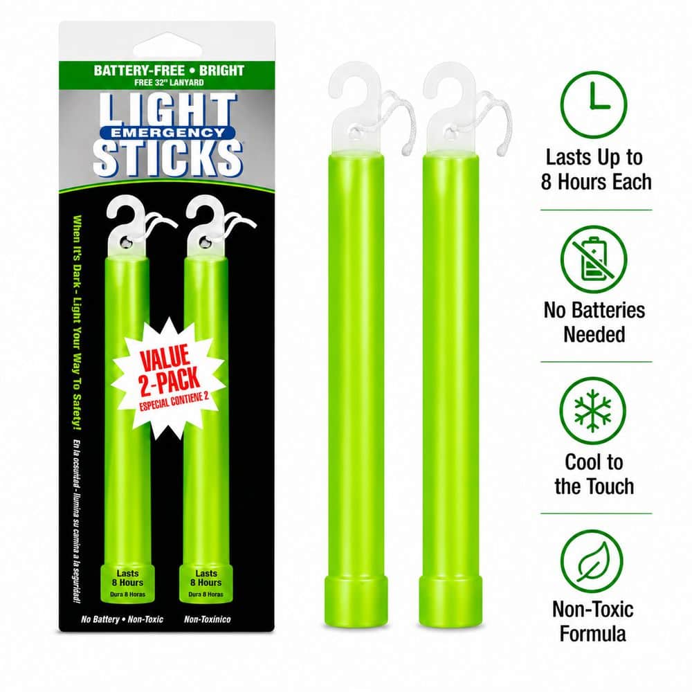 Ready America Green 8 Hour Lightstick (2-Pack) (2)