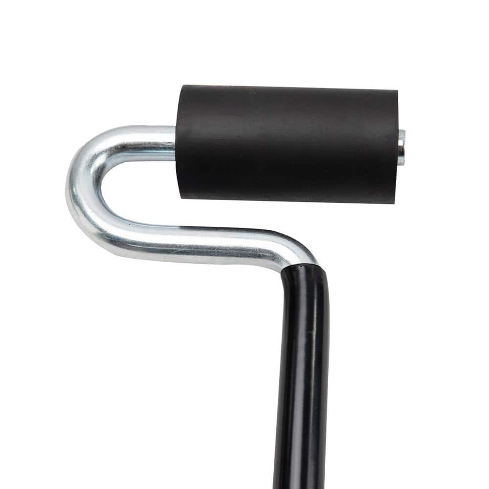 POWERTEC 12 in. Long Handle J Roller, 1-1/2 in. Diameter, 3 in. Wide, Laminate/ Veneer Roller Tool with Rubber Roller (3)