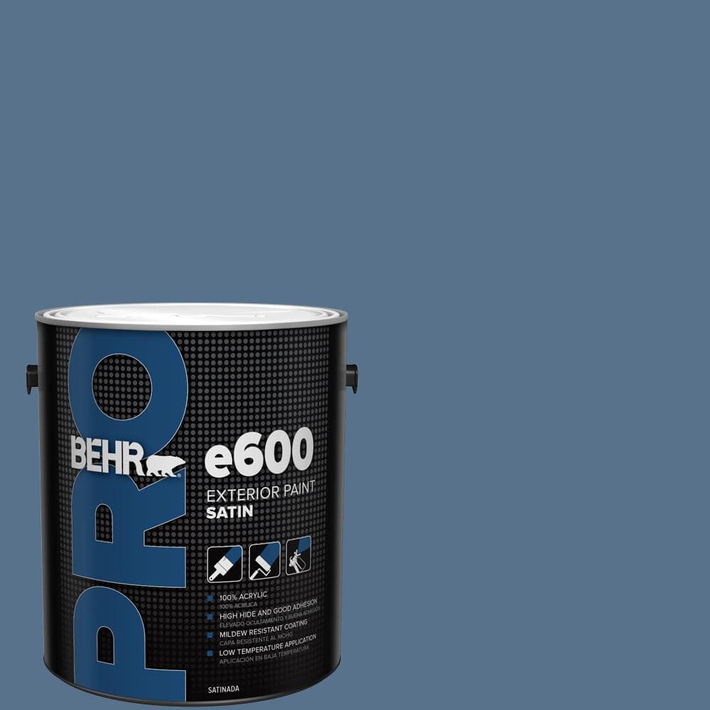 BEHR PRO 1 gal. #PPU14-01 Arrowhead Lake Satin Exterior Paint