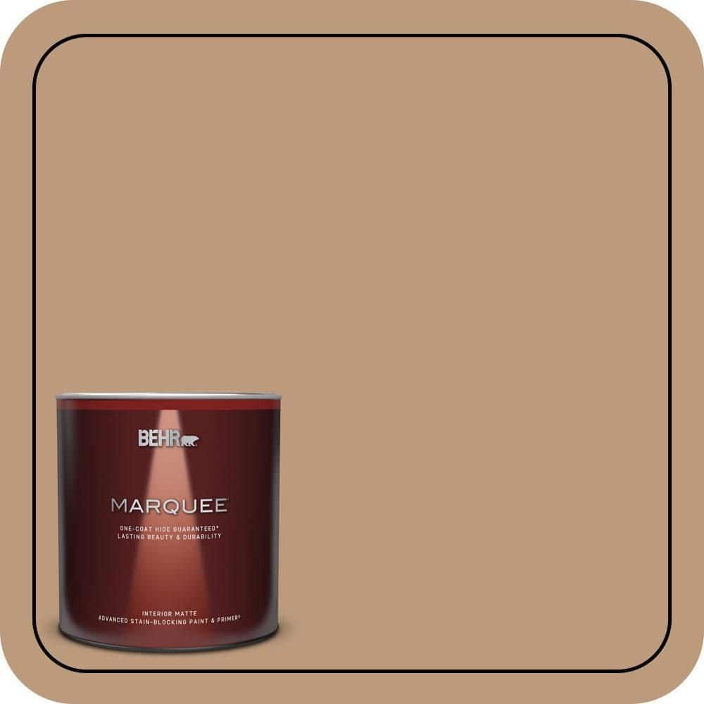 BEHR MARQUEE 1 Qt. #MQ2-03 Key to the City One-Coat Hide Matte Interior Paint & Primer