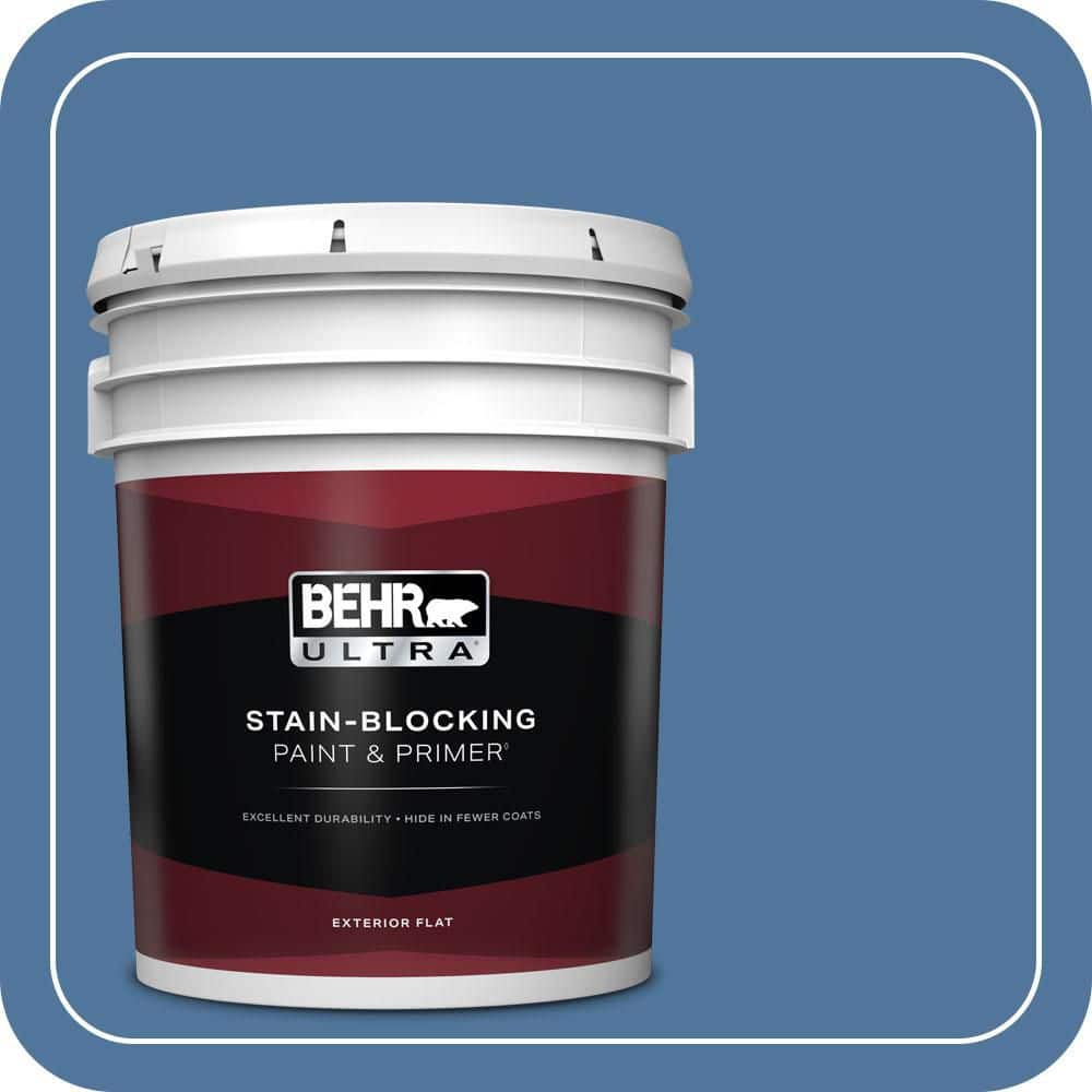BEHR ULTRA 5 gal. #580D-6 Liberty Flat Exterior Paint & Primer