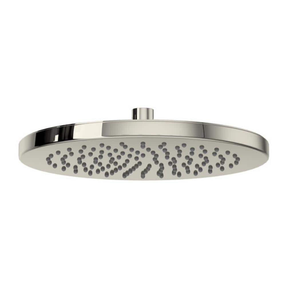 ROHL 1-Spray Pattern 10 in. Ceiling Mount Fixed Showerhead in Polished Nickel