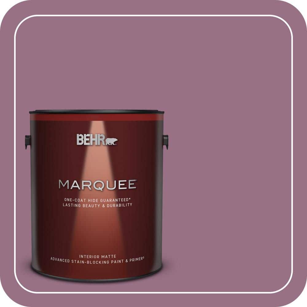 BEHR MARQUEE 1 gal. #690D-6 Meadow Flower Matte Interior Paint & Primer