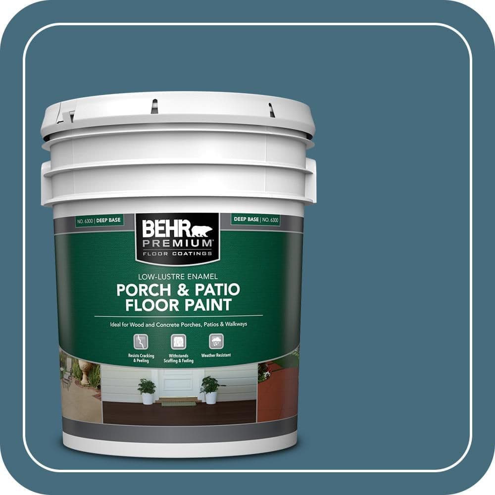 BEHR PREMIUM #S480-6 Textured Low-Lustre Enamel Interior/Exterior Porch and Patio Anti-Slip Floor Paint (1)