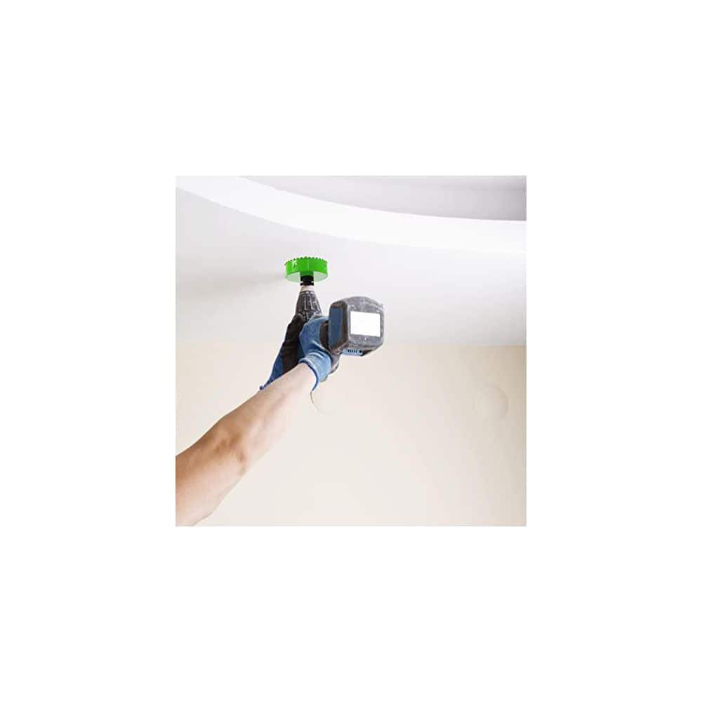 Unbranded 4-1/4 Carbide Grit Hole Saw for 4 in. Recessed Lights Cuts Stucco Plaster Drywall Cement Board 1-1/2 Depth (2)