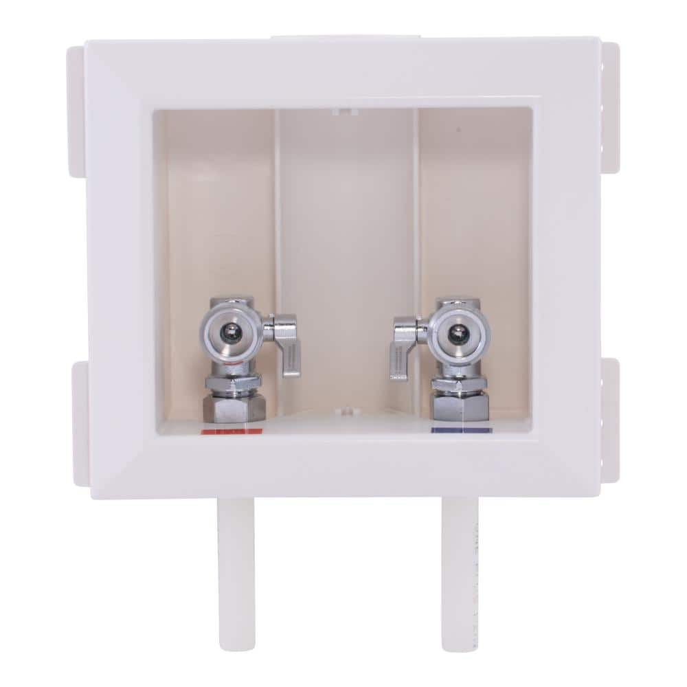 HOLDRITE 1/2 in. PEX x 3/4 in. Male Hose Thread Washing Machine Outlet Box (1)
