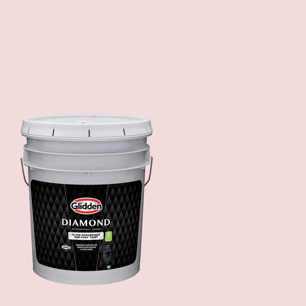 Glidden Diamond 5 gal. PPG1055-2 Hawaiian Shell Eggshell Interior Paint with Primer