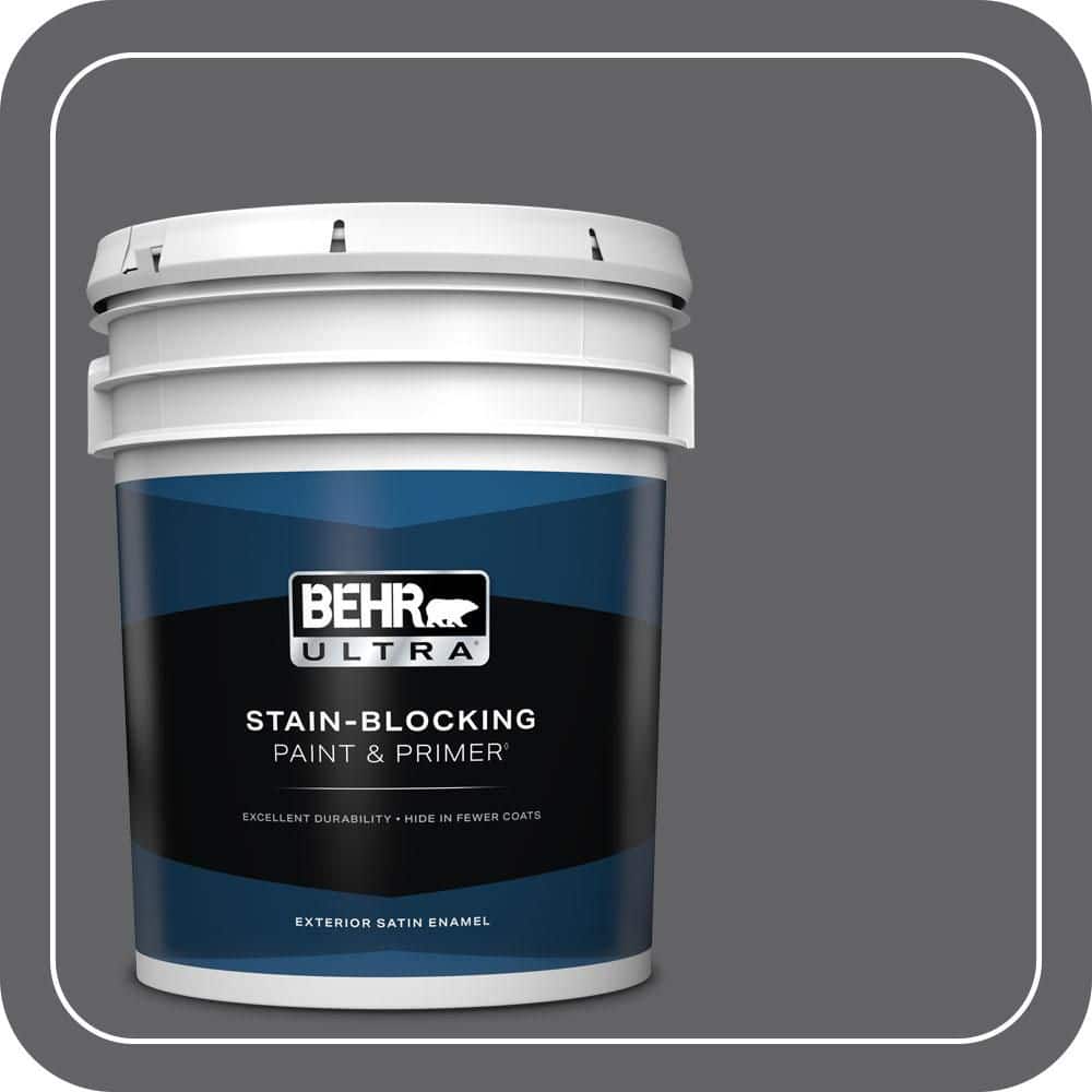 BEHR ULTRA 5 gal. #N530-6 Digital Satin Enamel Exterior Paint & Primer