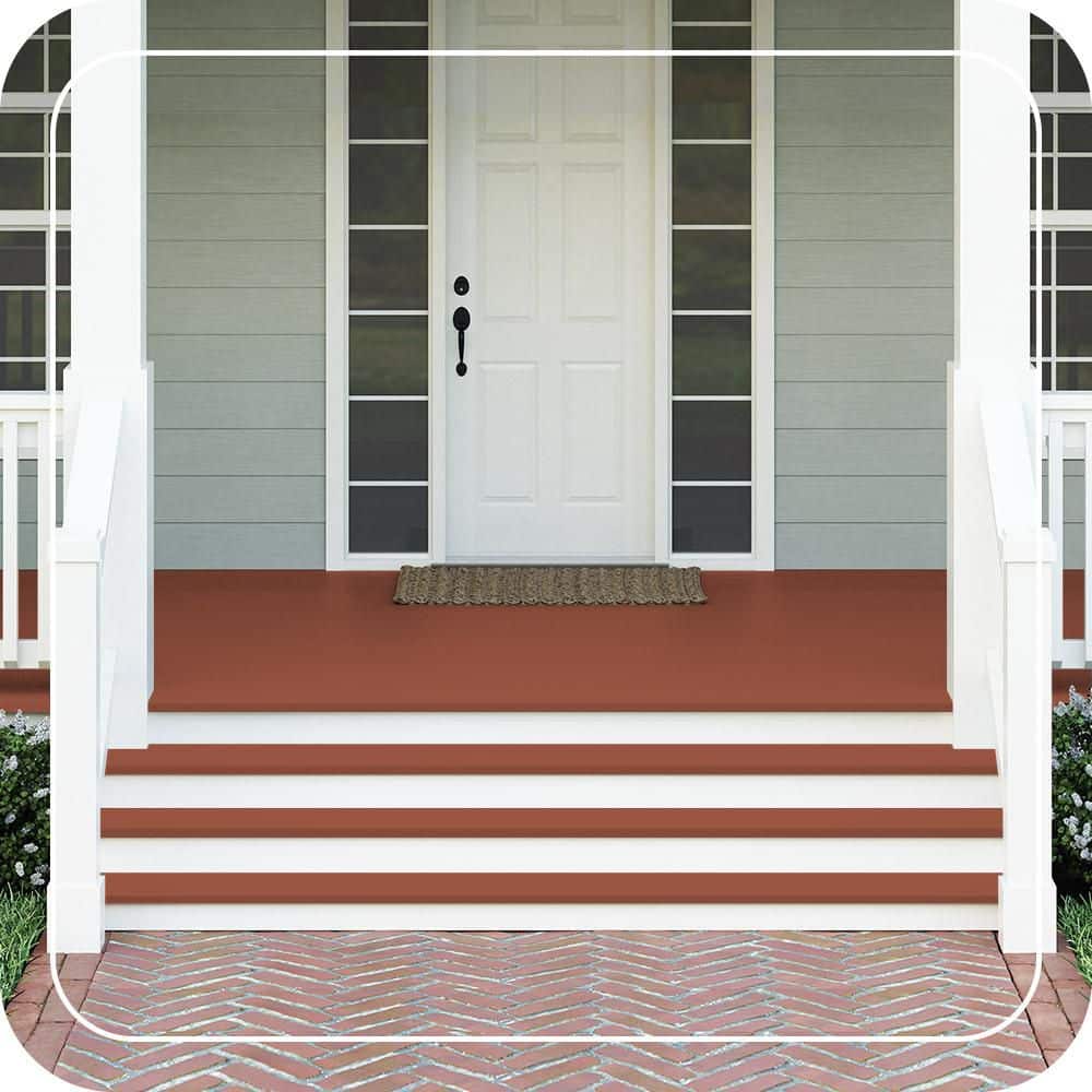 BEHR PREMIUM #210D-7 Textured Low-Lustre Enamel Interior/Exterior Porch and Patio Anti-Slip Floor Paint (2)