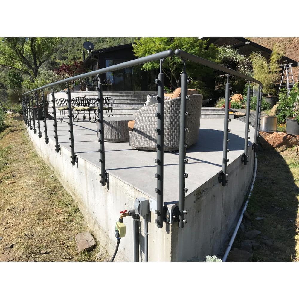 Dolle Prova Pa7B Anthracite Handrail End Cap (3)