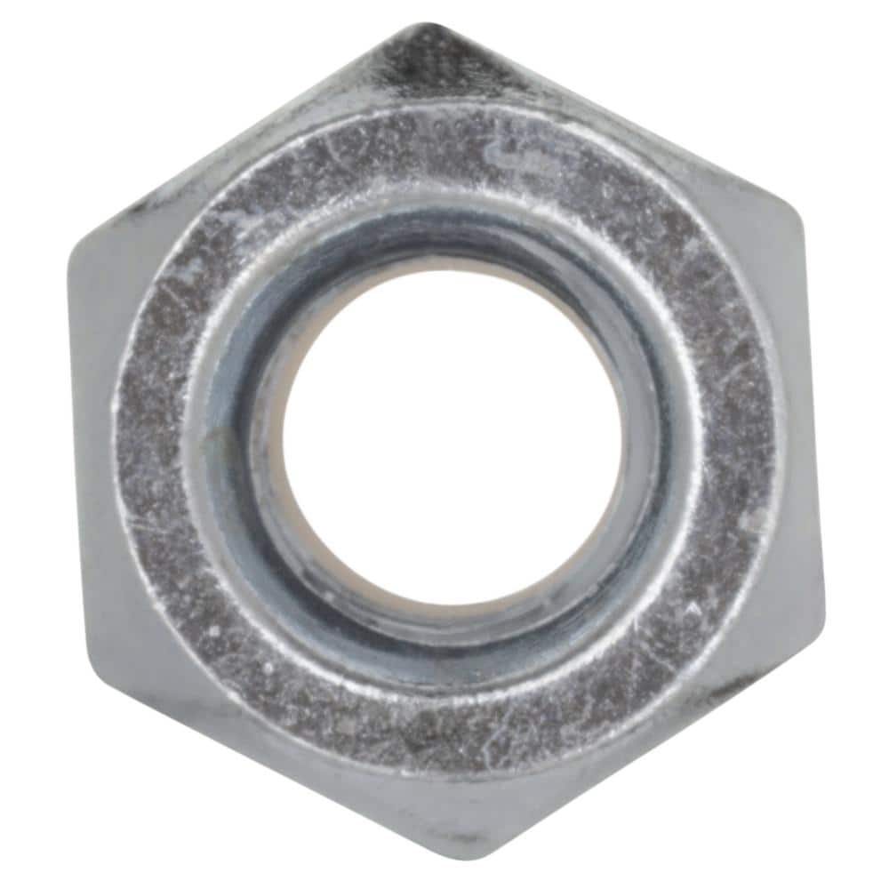 Everbilt 1/4 in.-20 Zinc Plated Nylon Lock Nut (2-Pack) (4)