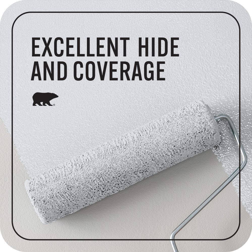 BEHR PREMIUM PLUS 1 qt. #640E-2 Lilac Champagne Flat EcoMix Plant-Based Interior Paint & Primer (2)