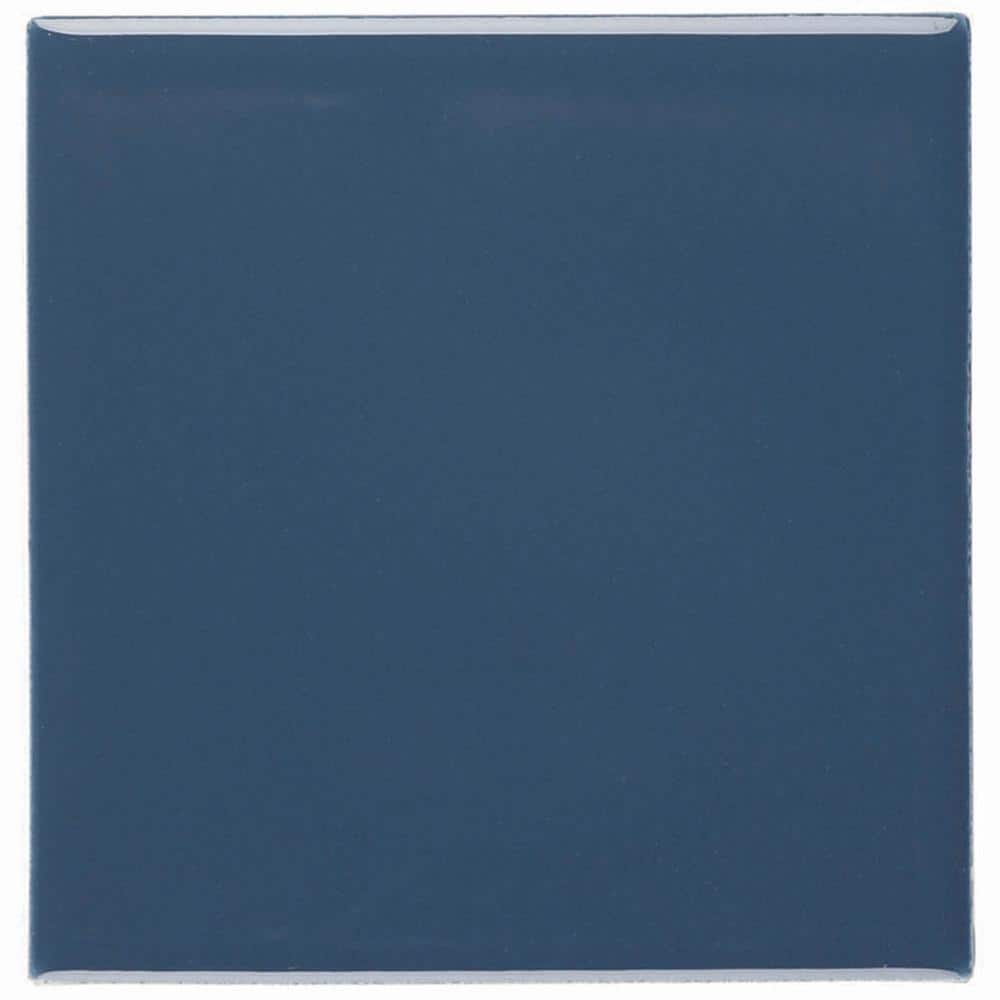 Daltile Restore Denim Blue 4-1/4 in. x 4-1/4 in. Glazed Ceramic Wall Tile (12.5 sq. ft./case)