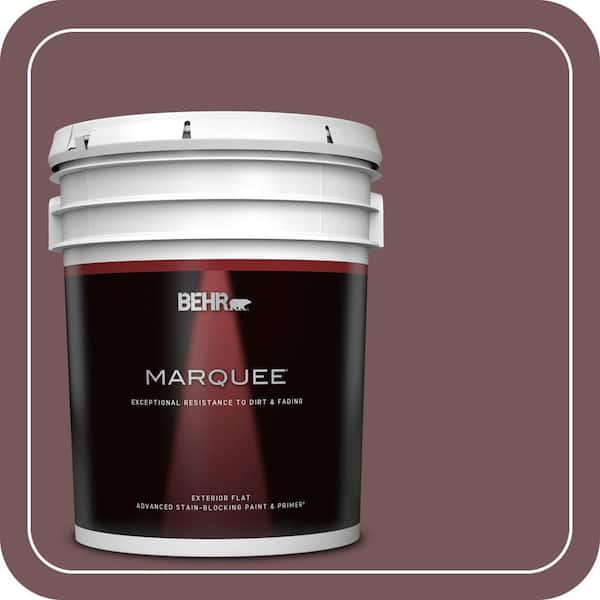 BEHR MARQUEE 5 gal. #MQ1-48 Czarina Flat Exterior Paint & Primer (2)