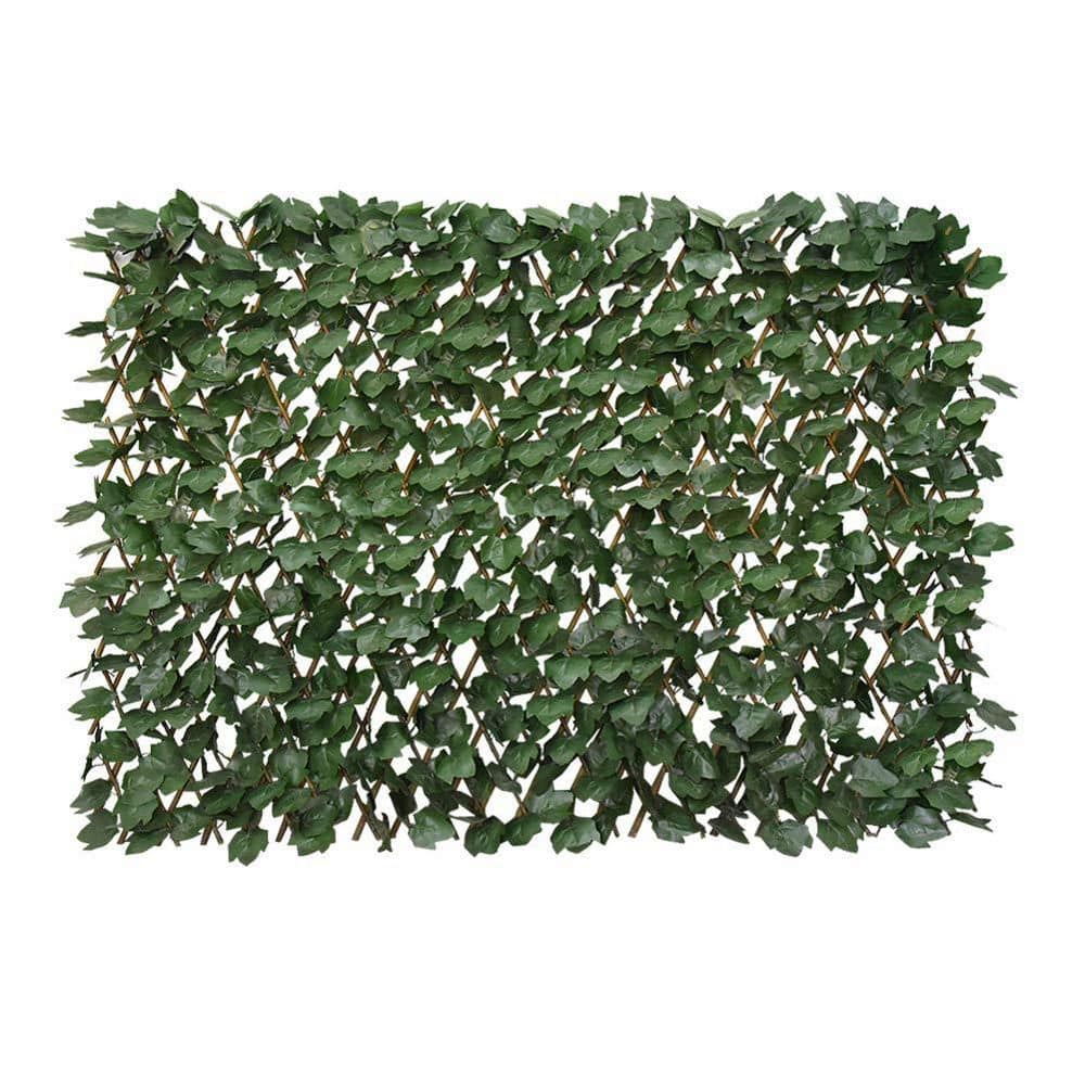 NVNOO 22 x 120 in. Artificial Ivy Privacy Fence Screen for Indoor and Outdoor Green Backdrop, Garden Greenery Decor (1-Pack)