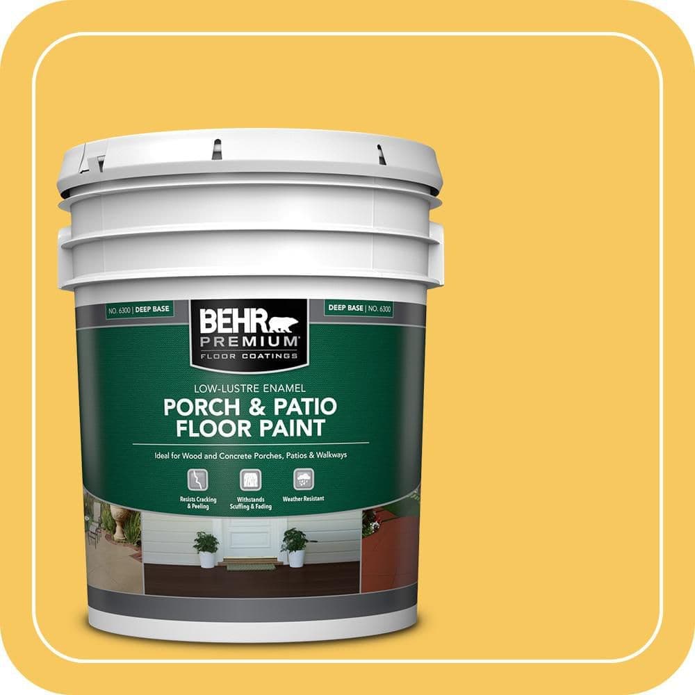 BEHR PREMIUM #P280-5 Low-Lustre Enamel Interior/Exterior Porch and Patio Floor Paint (1)
