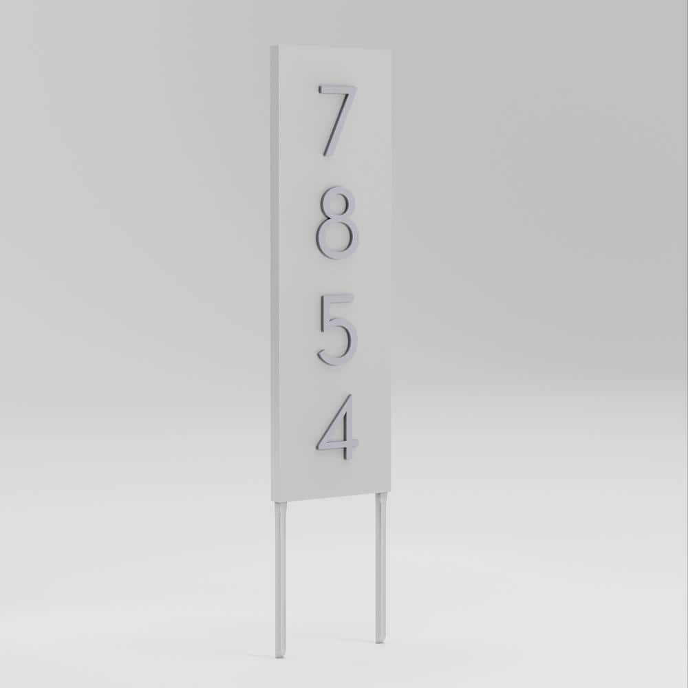 POST & PORCH Welcome Home Rectangle Address Yard Sign (3)