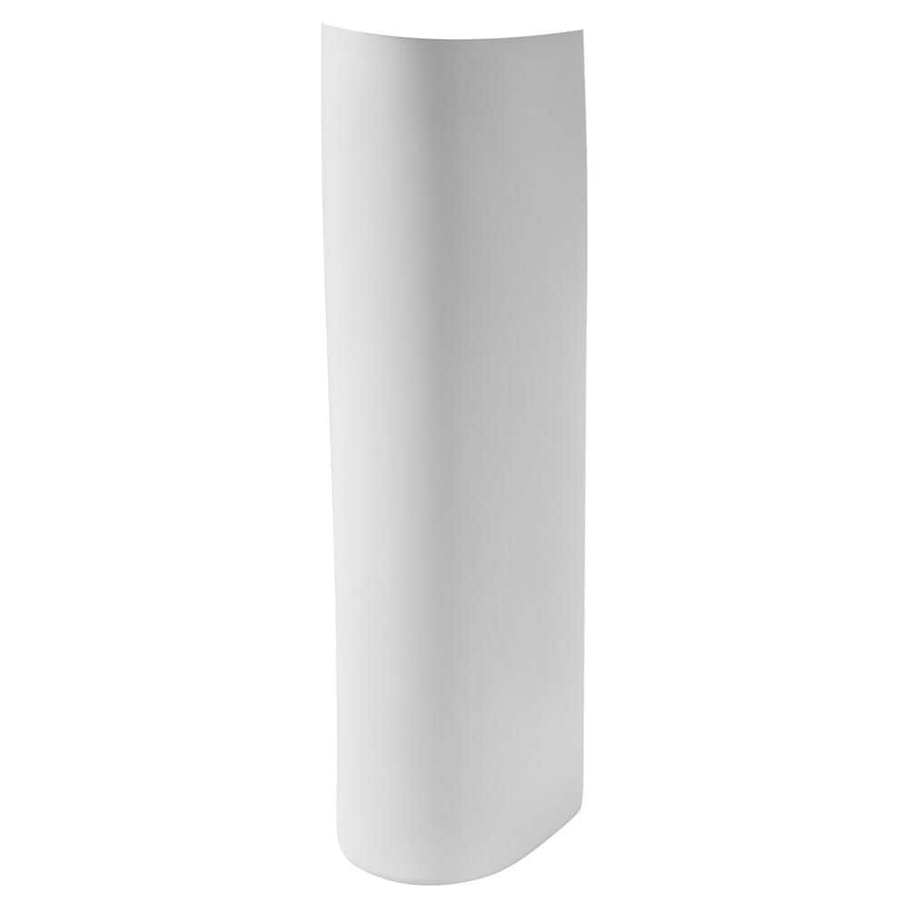 American Standard Evolution Vitreous China Bathroom Sink Leg for Pedestal Sink 7 in. W x 6.25 in. D in White (2)