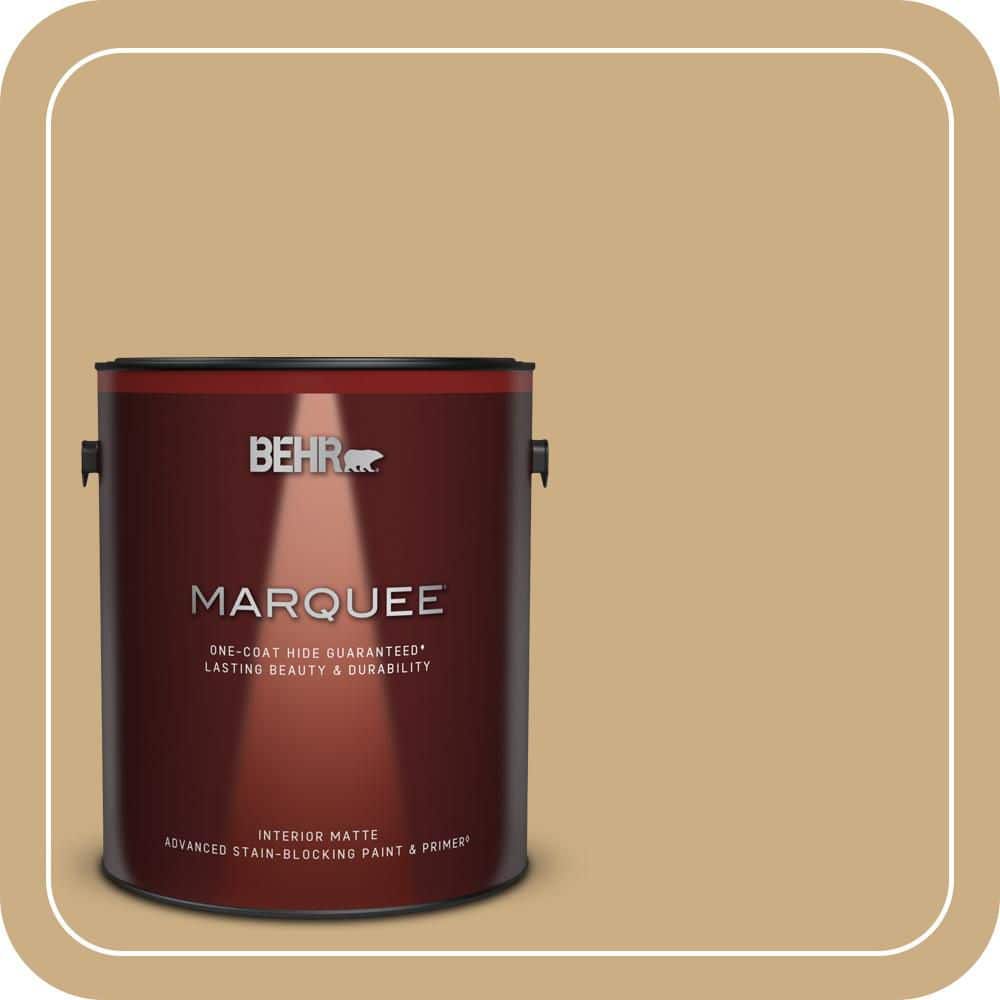 BEHR MARQUEE 1 gal. #MQ2-13 Harvest Home One-Coat Hide Matte Interior Paint & Primer (1)
