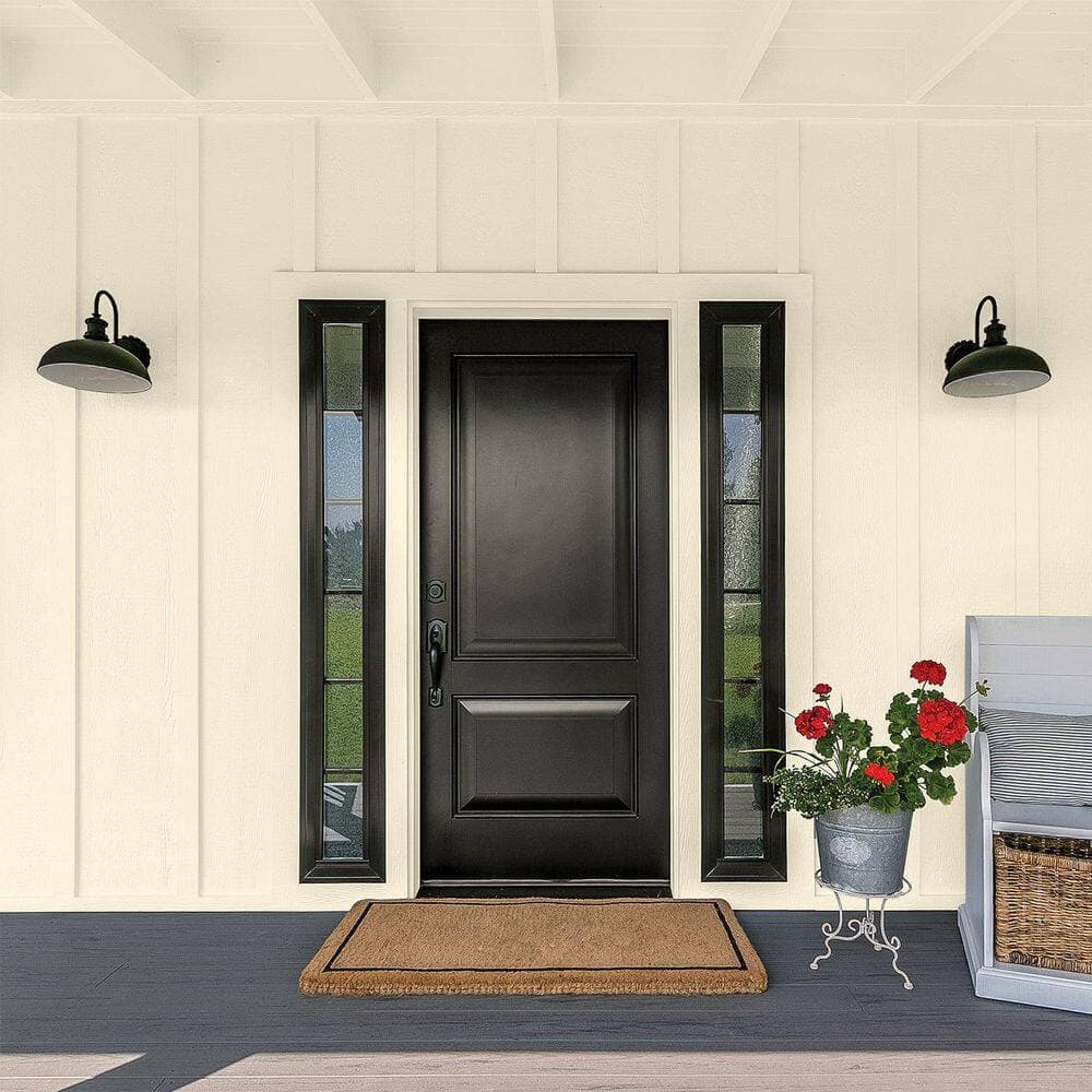 Glidden Premium PPG1103-2 Almond Paste Flat Exterior Latex Paint (3)