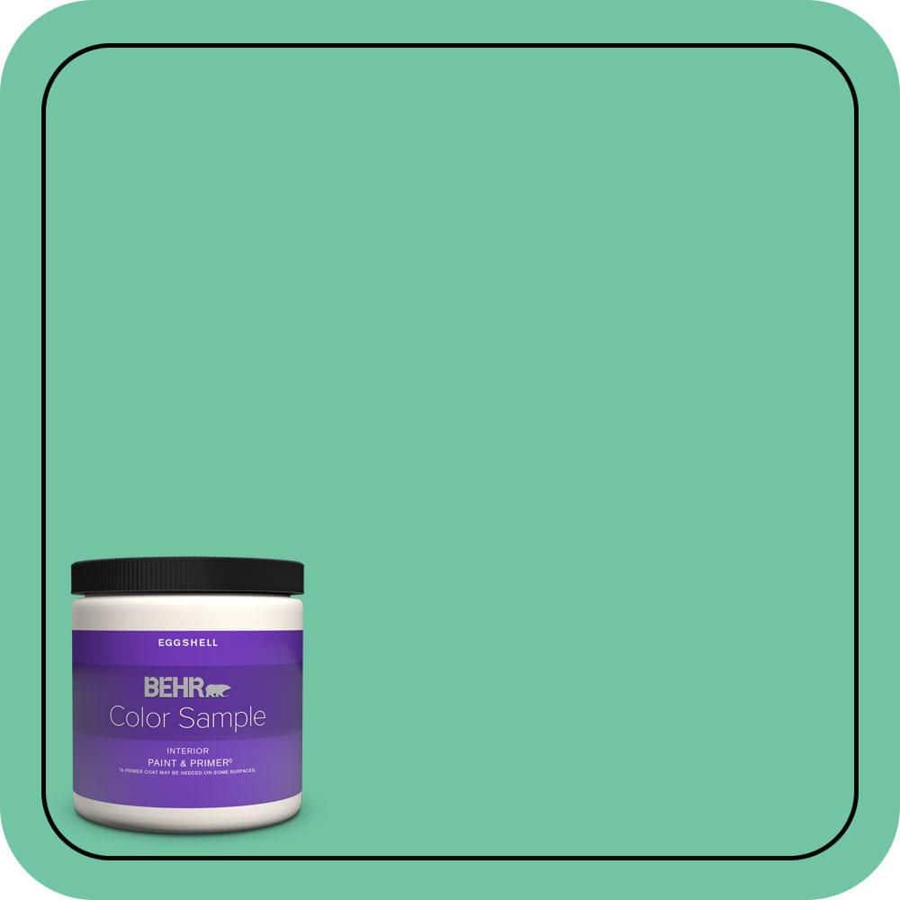 BEHR PREMIUM PLUS 8 oz. #P420-4A Gem Silica Eggshell Enamel Interior Paint & Primer Color Sample