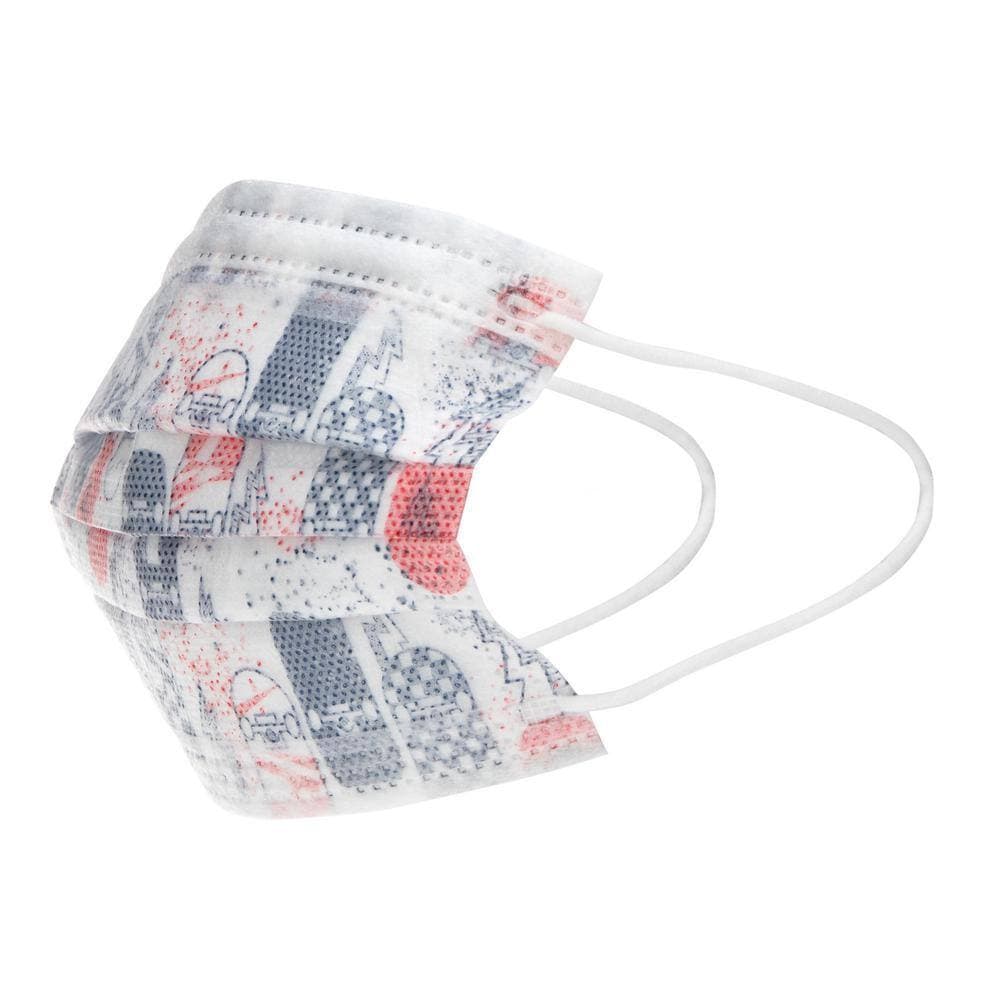 DR. TALBOT'S Disposable Boy's Protective Flat Pleated Face Mask (240 Pack) (3)