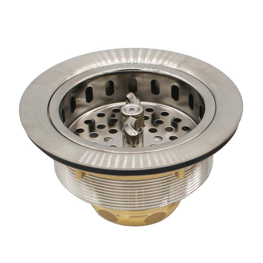Westbrass 3-1/2 in. Wing Nut Basket Strainer (1)
