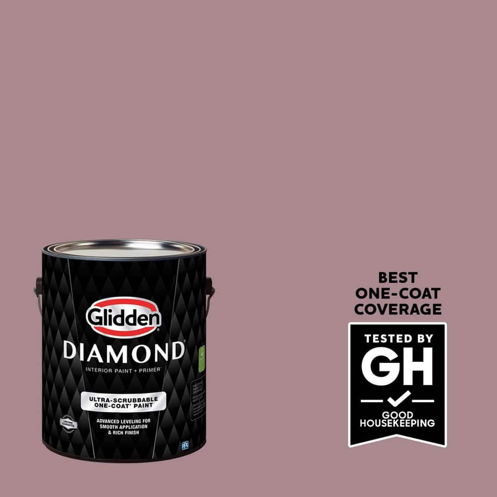 Glidden Diamond 1 gal. #PPG1048-5 Coffee Rose Eggshell Interior Paint with Primer
