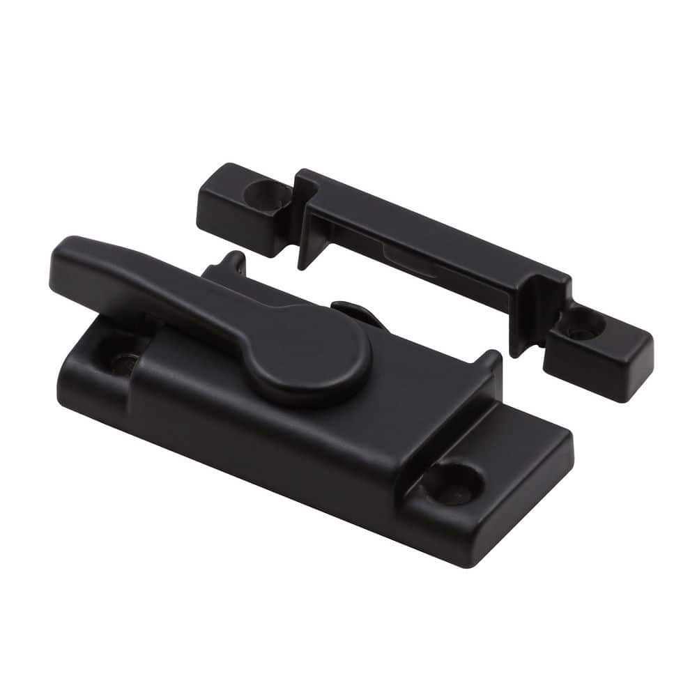 Prime-Line Products Window Sash Lock, Cam Action with Alignment Lugs, Diecast, Matte Black (Single Pack)