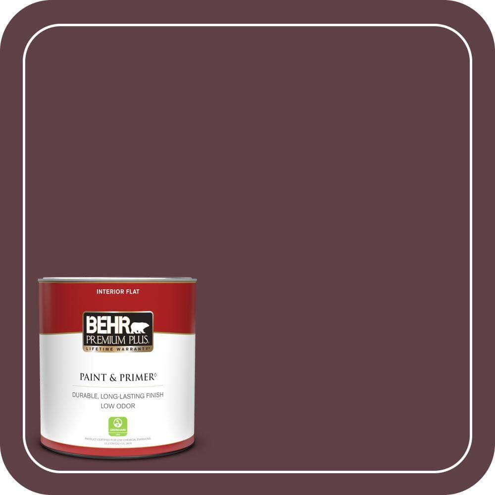 BEHR PREMIUM PLUS #MQ1-49 Raspberry Truffle Enamel Low Odor & Primer