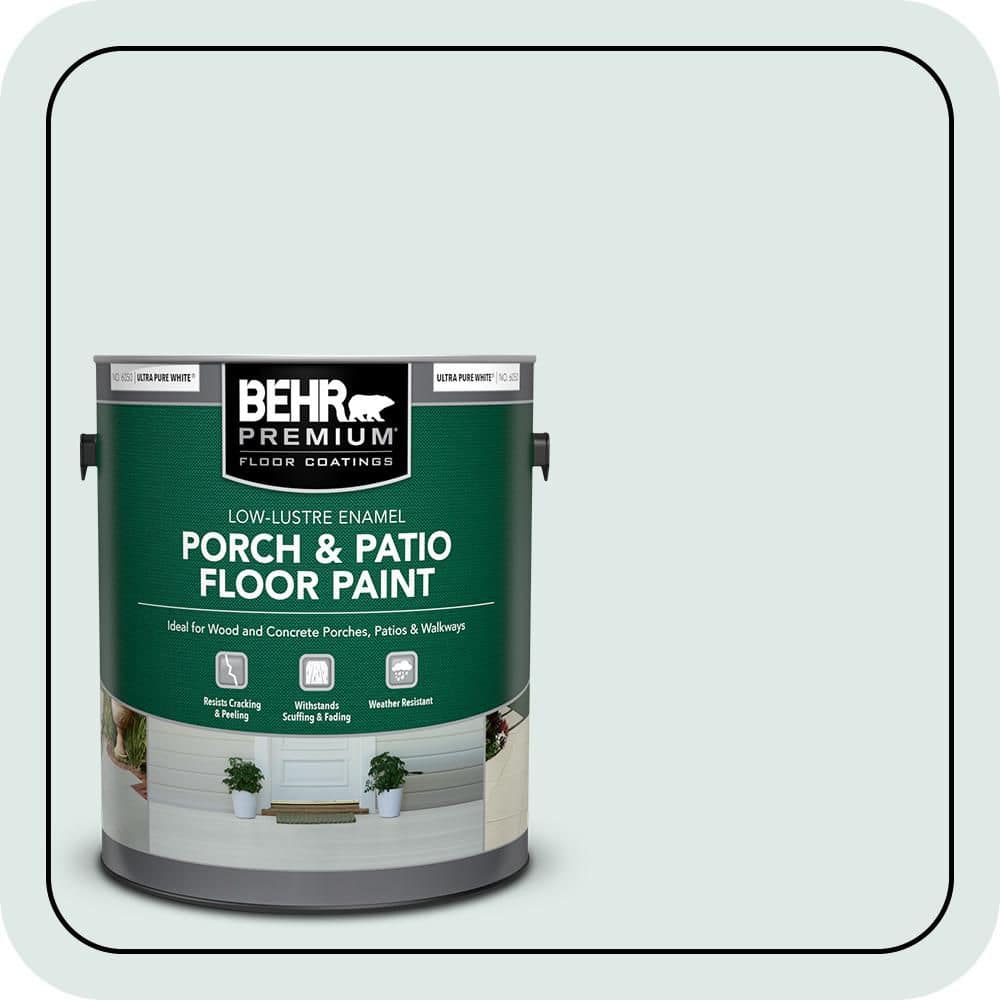 BEHR PREMIUM #BL-W01 Textured Low-Lustre Enamel Interior/Exterior Porch and Patio Anti-Slip Floor Paint (1)