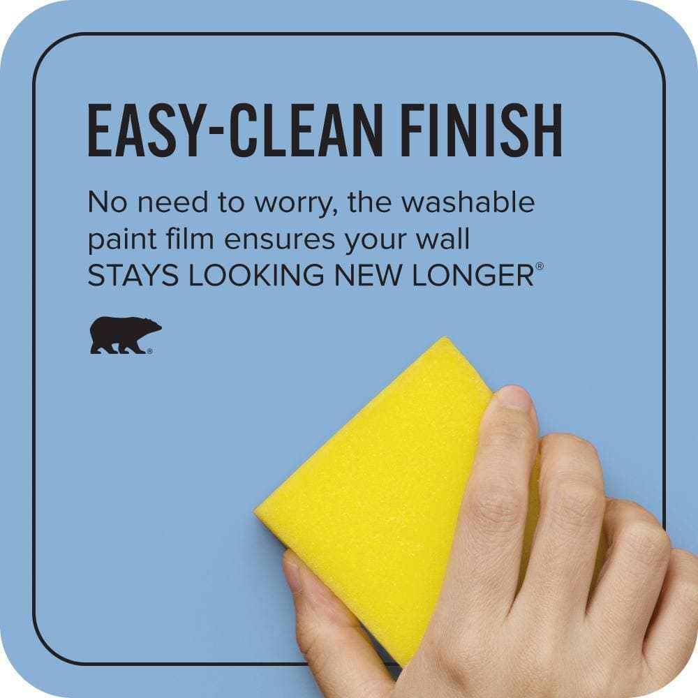 BEHR ULTRA 1 qt. #PPU15-12 Bluebird Extra Durable Flat Interior Paint & Primer (4)