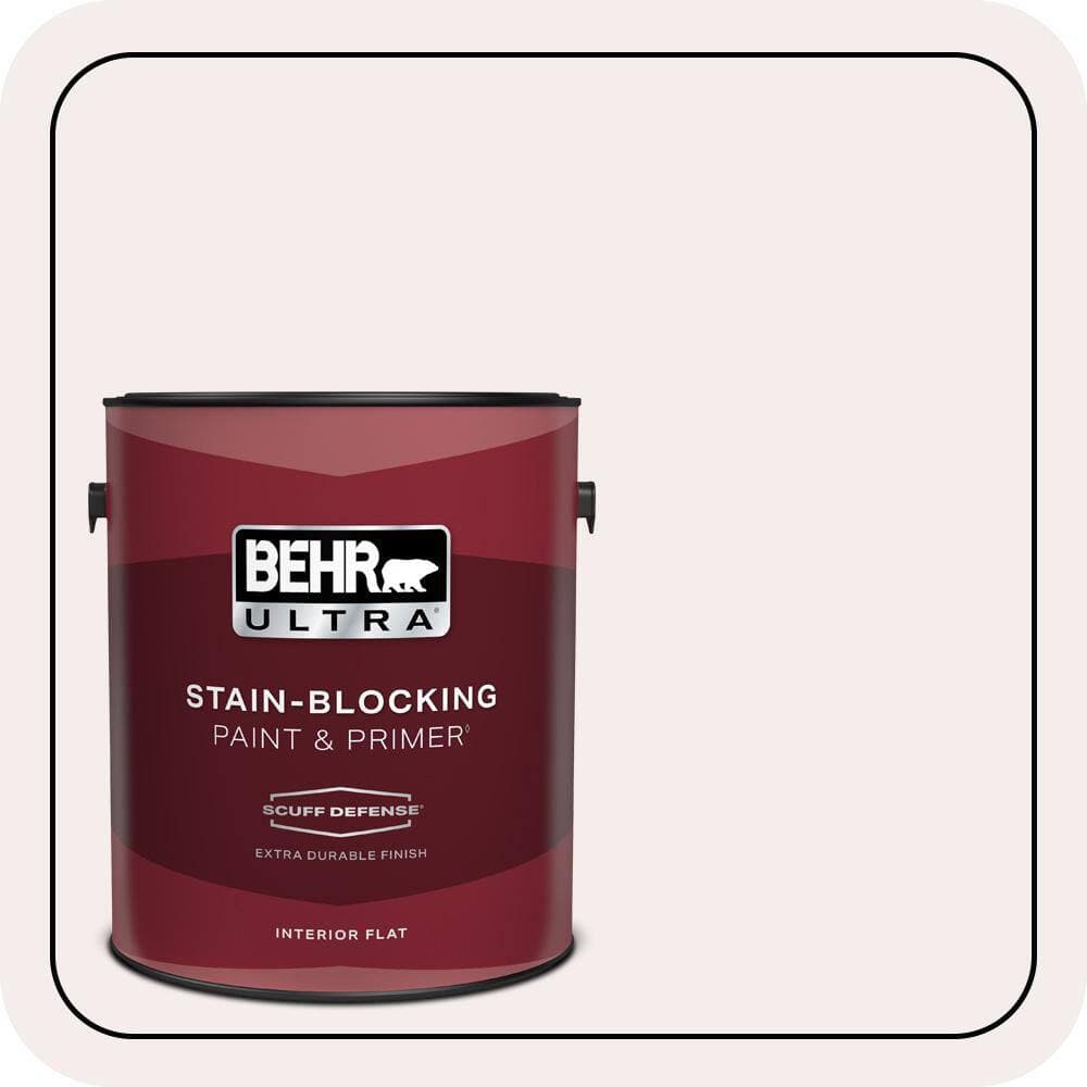 BEHR ULTRA 1 gal. #680E-1 First Blush Extra Durable Flat Interior Paint & Primer (1)
