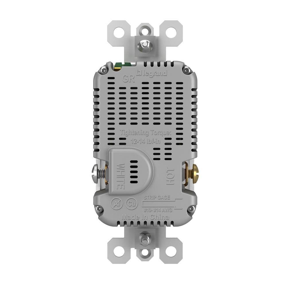 Legrand radiant Amp 125-Volt Decorator Duplex Outlet with 6.0 Amp Type C/C USB (3)