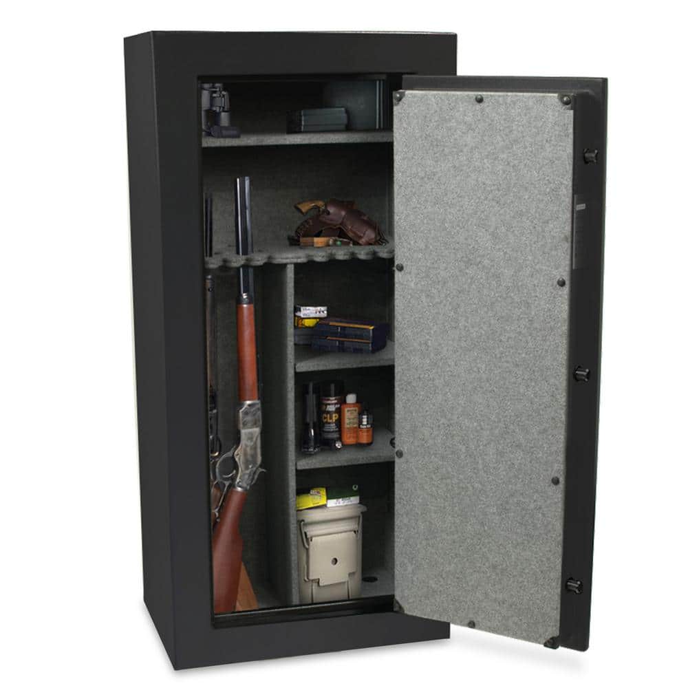 Sports Afield 30-Gun Fireproof Electronic Lock Gun Safe, Black (2)