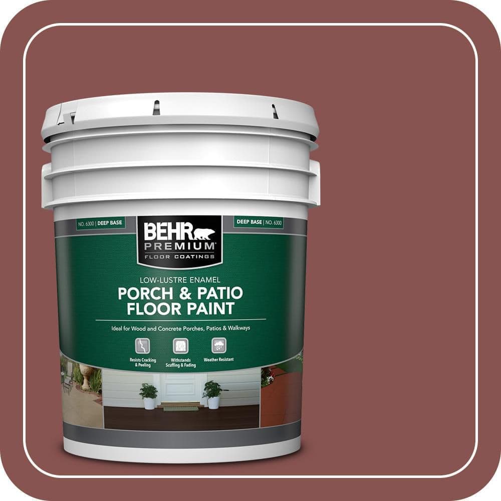 BEHR PREMIUM #160F-6 Low-Lustre Enamel Interior/Exterior Porch and Patio Floor Paint (1)